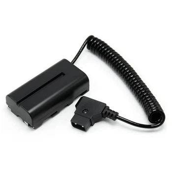3X Спиральный кабель-муляж аккумулятора D-Tap серии L F550 для Sony Feelworld/Atomos Shinobi Small Hd/Andycine Camera Monitor