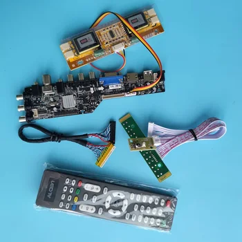 Для LM201WE3 AV DVB-T 4CCFL Панель HDMI-совместимый USB VGA 1680x1050 Плата ТВ-контроллера LCD