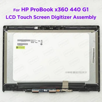14,0 ЖК-дисплей с сенсорным экраном Дигитайзер В Сборе Для HP ProBook x360 440 G1 FHD1920x1080 Замена Панели дисплея L28255-001 L28258-001