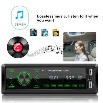 Плеер Автомобильный аудио Приемник с сенсорным экраном M10 Плееры Авто с дистанционным управлением Bluetooth Вспышка Красочная поездка на улицу