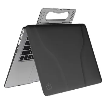 Матовый Жесткий чехол для MacBook Air 13 Pro 15 с сенсорной панелью A2159 A1708 A1990 A1466 A1932 Чехол с ручкой-подставкой для отвода тепла