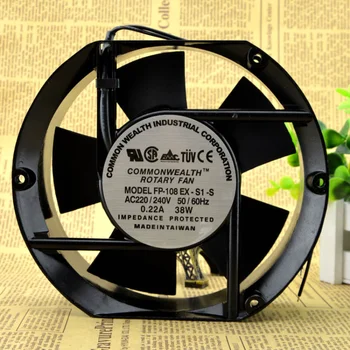 Оригинальный Вентилятор охлаждения для FP-108EX-S1-S 220V 0.22A 38W Вентилятор Охлаждения Масляного подшипника 17250 172x150x51 мм