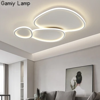 Современный светодиодный потолочный светильник Простое атмосферное освещение Креативная декоративная лампа Интеллектуальная Столовая, гостиная, кухонная лампа
