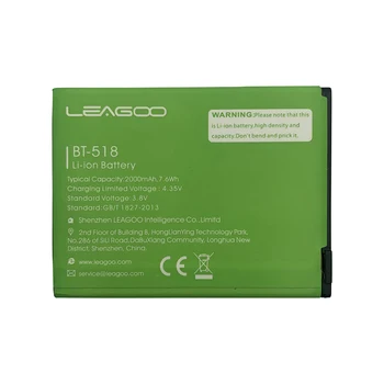 100% Оригинальный Резервный аккумулятор BT-518 2000 мАч Для смартфона LEAGOO M5 Edge M5Edge Batterie Bateria Accu