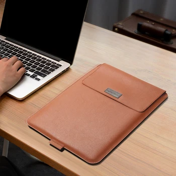 Сумка для ноутбука Macbook Air Retina Pro 11 12 13 14 15 15,6 дюймов, чехол Для ноутбука из Искусственной кожи Xiaomi Dell Huawei Matebook