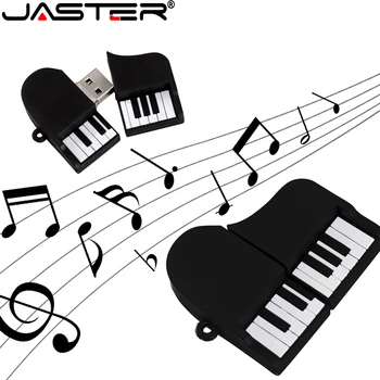 JASTER новый продукт модный креативный флэш-накопитель 4 ГБ 8 ГБ 16 ГБ 32 ГБ 64 ГБ128 ГБ USB2.0 мультяшный рояль USB подарок для детей