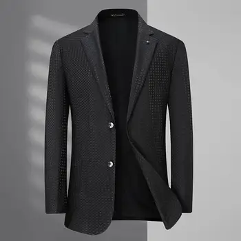 5889-Мужской маленький костюм, весенне-осенний деловой костюм для отдыха, корейская версия, легкий ветряной тренд, тонкая мужская куртка