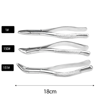 Щипцы для удаления зубов у взрослых Плоскогубцы Стоматологический Хирургический инструмент для удаления остатков зубного корня Щипцы