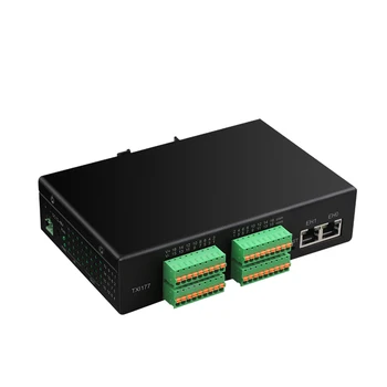 Совместимый с EtherCAT Ведомый модуль ввода-вывода Модуль 16DIO NPN Вход с оптической изоляцией 100 Мбит/с, Два сетевых порта Поддерживают Каскадный порт RJ45