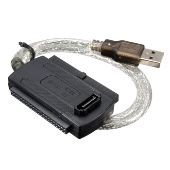 Разъем USB 2,0 для IDE SATA Адаптер Кабель-конвертер Кабель-адаптер жесткого диска для ПК 2,5 