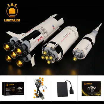 Комплект светодиодной подсветки LIGHTAILING для 21309 Ideas Apollo Saturn V Building Building Block Light Set