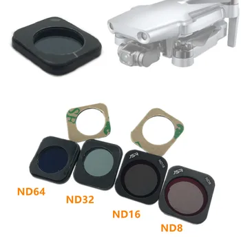 Стекло ND8 + ND16 + ND32 + ND64 ND Фильтр объектива Нейтральной Плотности Защитный Колпачок Комплект для Дрона с Камерой Hubsan Zino Mini Pro