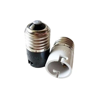 Светодиодная розетка, цоколь лампы E27-B22, адаптер-преобразователь для лампы накаливания, огнестойкий