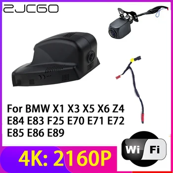 ZJCGO 4 К 2160 P Регистраторы DVR Камера 2 Объектива Регистраторы Wi Fi Ночное Видение для BMW X1 X3 X5 X6 Z4 E84 E83 F25 E70 E71 E72 E85 E86 E89