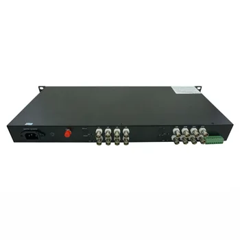 16-канальный HD-CVI/TVI/AHD 1080 P видео волоконно-оптический преобразователь RS485 данных FC 20 км передатчик и приемник