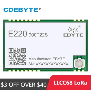 LLCC68 LoRa Модуль CDEBYTE E220-900T22S 873,125 МГц 22 дБм Дальнего Действия IPEX/Штампованное отверстие UART WOR Беспроводной Передатчик-Приемник