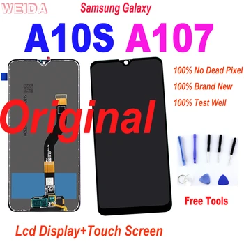 Оригинальный ЖК-дисплей для Samsung Galaxy A10S A107 ЖК-дисплей A107F A107FD A107/DS A107M Замена Дигитайзера сенсорного экрана в Сборе