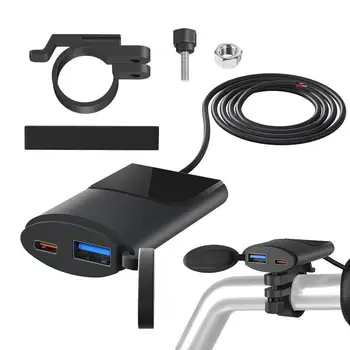 USB-зарядное устройство для мотоцикла, устанавливаемое на автомобиль, зарядное устройство для мотоцикла, водонепроницаемый USB-адаптер, зарядное устройство для мобильного телефона для телефона, планшета