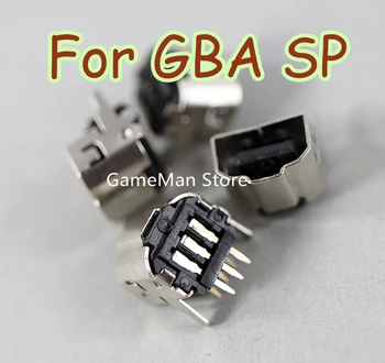 300 шт. разъем для подключения двух плееров, разъем для подключения порта питания, интерфейс зарядки для консоли Gameboy GBA SP, разъем для подключения консоли