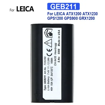 Аккумулятор GEB211 GEB212 Для LEICA GEB211 ATX1200 ATX1230 GPS1200 GPS900 GRX1200 Для LEICA GEB212 ATX1200 ATX1230 GPS1200 GPS900