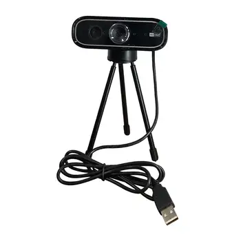 ВЕБ-камера 1080P с полным интерфейсом USB, Компактные камеры со штативами, Радионяня для записи конференций, Видео под названием live stream Desktop