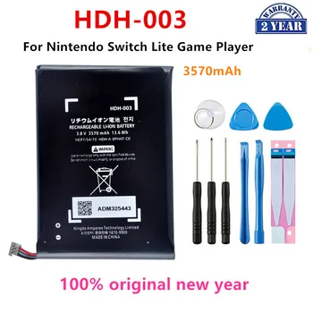 100% Оригинальный Аккумулятор HDH-003 HDH 003 HDH003 3570 мАч Для игрового плеера Nintendo Switch Lite, Аккумуляторы + Инструменты