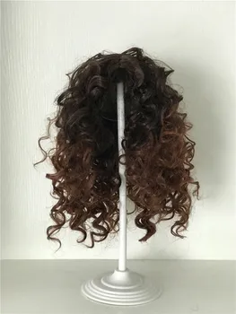 Модный Парик с вьющимися волосами для 22-дюймовой Силиконовой куклы-Реборна Длинные Вьющиеся волосы для 48-55 см Куклы-Реборна DIY Кукольный Парик для волос