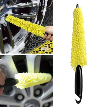 Щетка для чистки автомобильных колес Инструмент для чистки обода шины Автоматическая Мойка автомобиля Губкой для очистки от пыли Деталей автомобиля Инструменты для мытья
