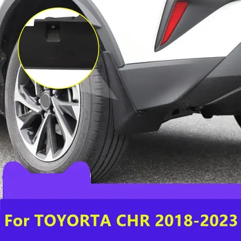 Для TOYOTA CHR 2018-2023 Специальные автомобильные запчасти для модификации брызговиков передних и задних шин мягкими резиновыми брызговиками