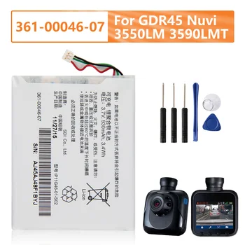 Сменный Аккумулятор 361-00046-07 361-00046-00 Для Garmin GDR45 Nuvi 3550LM 3590LMT Автомобильный GPS 930 мАч