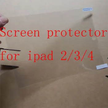 100 шт./лот Для iPad 2, для iPad 3, для iPad 4 Прозрачная Защитная пленка Для экрана, Передняя защита ЖК-экрана, Защитная пленка Для iPad 2 3 4