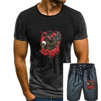 мужская футболка в стиле панк-тренд, оверсайз, Харадзюку, с круглым вырезом, солдатская, из чистого хлопка, свободная, с короткими рукавами, мужская, черная, 6xl