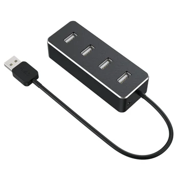 4 Порта 2,0 3,0 USB-концентратор-разветвитель Высокоскоростной мультиразветвитель 5 Гбит/с Быстрая передача данных Адаптер для ПК Адаптер для ноутбука USB-концентратор