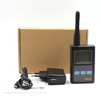 Ручной частотомер IBQ101 50 МГц-2,6 ГГц для двухстороннего радиоприемника GSM Счетчик частоты Тестер Монитор Проверка