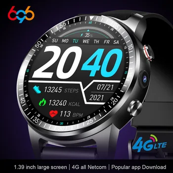 5G WiFi Двухчастотные 4G смарт-часы Full Netcom Smartwatch Man Waman Видеозвонок GPS BT вызов IPX7 Водонепроницаемый Барометр Спортивные