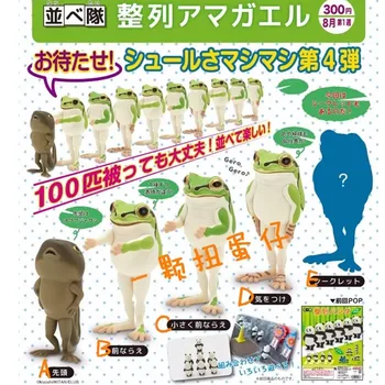 Японские Капсульные игрушки Gashapon Kitan Выстраиваются В очередь На модель Головастика Rhacophorus Украшения коллекции игрушек