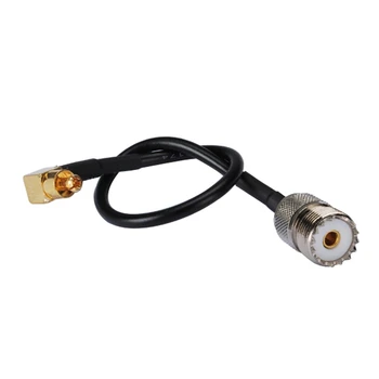 Superbat UHF женский к MC-карте мужской прямоугольный кабель с косичкой RG174 15 см RF коаксиальный кабель