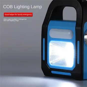 Cob портативный рабочий светильник открытый непромокаемый кемпинг сильный свет