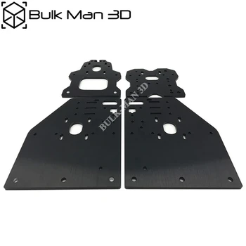 Алюминиевые Портальные пластины Bulk-Man 3D для Гравировального станка с ЧПУ OX, Шаговый двигатель Nema23, Версия из 4 частей