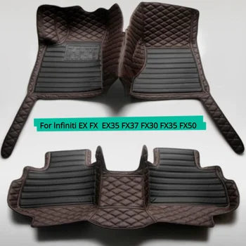 Изготовленный на заказ для Infiniti EX FX EX35 EX37 FX30 FX35 FX37 FX45 FX50 ковер аксессуары для интерьера автомобильные коврики для ног 2000-2023