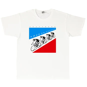 НОВАЯ Мужская футболка Man Machine Electro Pop Krautrock, хлопковая футболка, Новая футболка Kraftwerk, Винтажная футболка, Компьютерный мир,