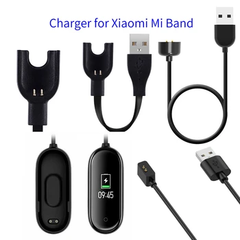 USB Магнитное зарядное устройство для Xiaomi Mi Band 7 6 4 3 Сменный кабель для зарядки наручных часов, оборудование для зарядки, умные аксессуары