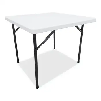 Квадратный Пластиковый складной стол ALEPT36SW - Белый Многофункциональный Складной стол для кемпинга на открытом воздухе