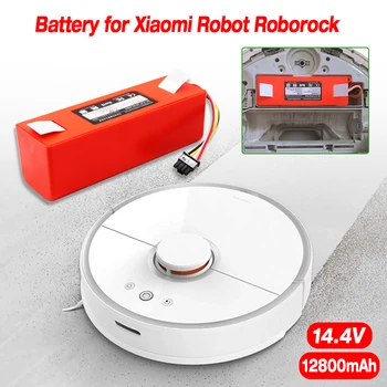 2023 Обновление 14,4 В 12800 мАч литий-ионный Аккумулятор Аксессуары для Пылесоса xiaomi mi robot Robotics cleaner roborock S50 S51 T4