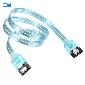 5 шт./лот, кабель для жесткого диска Super Speed SATA 3.0 III SATA3 6 ГБ/сек., Синий Прочный 50 см