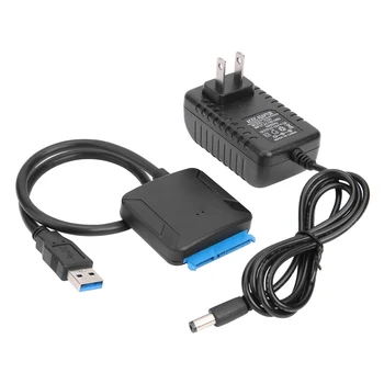 Кабель USB 3.0-SATA 3, адаптер SATA-USB, кабели для преобразования, поддержка 2,5/3,5-дюймового внешнего жесткого диска SSD, адаптер для жесткого диска