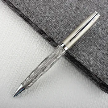 Новое поступление Высококачественная Металлическая шариковая ручка Деловые мужчины Из стальной проволоки, Подарочная ручка для Письма