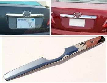 Для 2007 2008 2009 2010 2011 Toyota Camry хромированная задняя дверь, отделка люка багажника, лицевая панель, акцентная крышка, Бесплатная прямая доставка