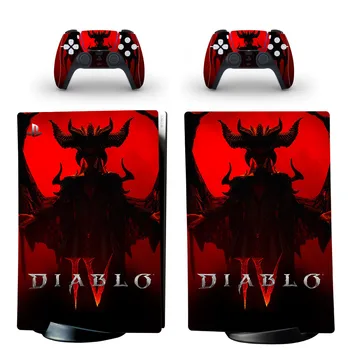 Новая игра Diablo 4 PS5 Digital Edition, наклейка на кожу, наклейка на консоль и контроллеры, виниловая наклейка на кожу PS5
