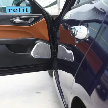 Автомобильный дверной клаксон, динамик, решетка радиатора, модифицированный декоративный чехол для Alfa Romeo giulia 17-20, модифицированные аксессуары
